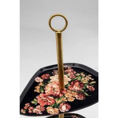 Etagere Wild Roses Due Katlı Kurabiyelik 38cm