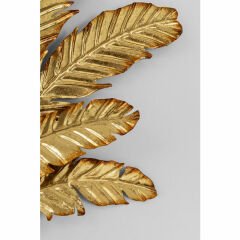 Leaf Bouquet Çelik Gold Duvar Süsü