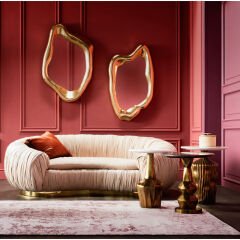 Mirror Hologram Gold Ayna 117x68 cm