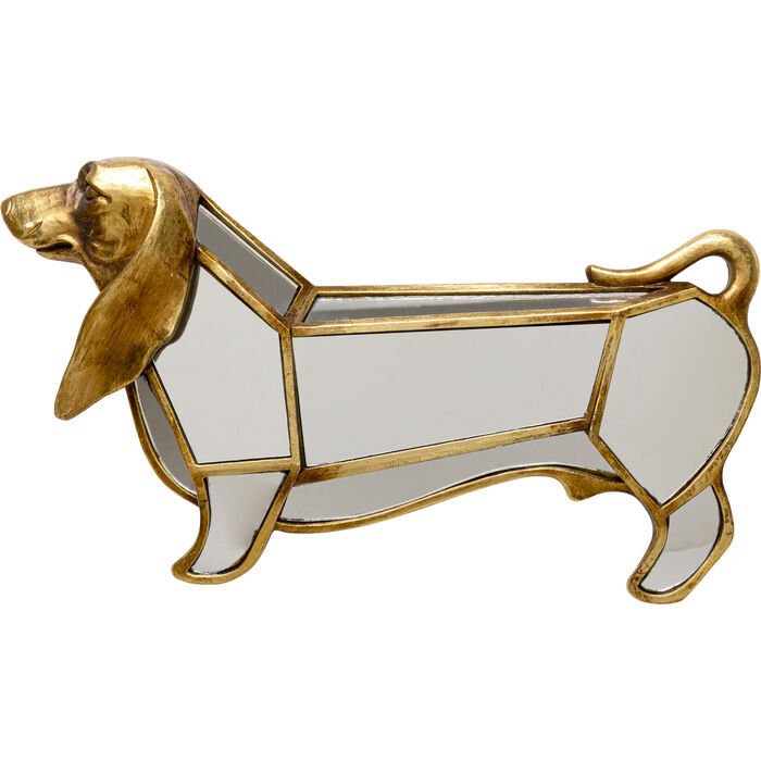 Wall Object Dog Mirror 38x22cm