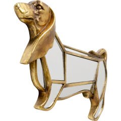Wall Object Dog Mirror 38x22cm