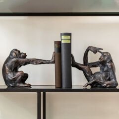 Maymun 2'li Kitap Tutucu