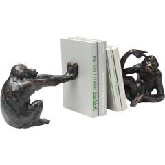 Maymun 2'li Kitap Tutucu