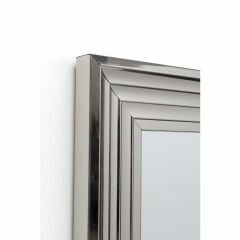Wall Mirror Frame Eve Silver Ayna 74x99 cm