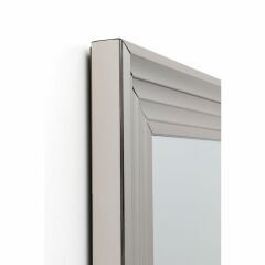 Wall Mirror Frame Eve Silver Ayna 74x99 cm