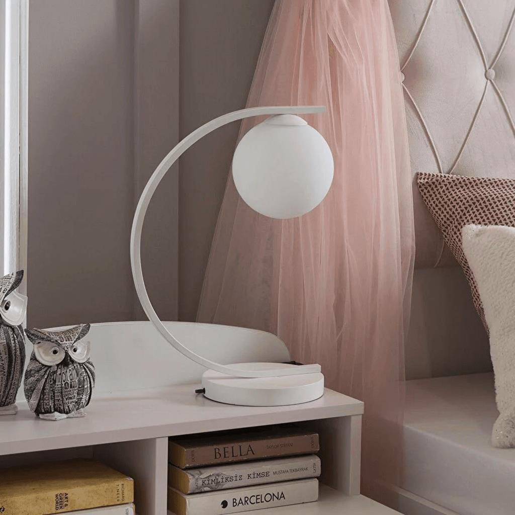 Dream Metal Abajur Beyaz