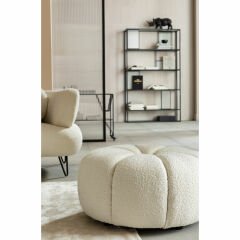 Peppo Lounge Beyaz Puf