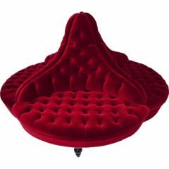 Boudoir Small Yuvarlak 4'lü Kanepe