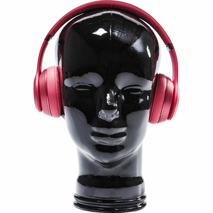 Headphone Mount Siyah Dekoratif Obje