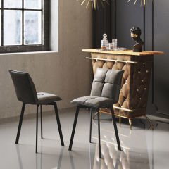 Toronto Brown MDF Sandalye