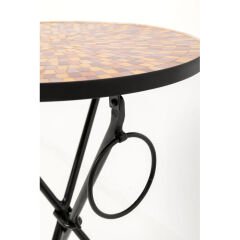 Side Table Clack Mosaic Red Ø35cm