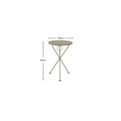 Side Table Clack Mosaic Olive Ø35cm