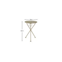 Side Table Clack Mosaic Olive Ø35cm