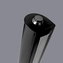 Kavela Siyah Kısa Lambader