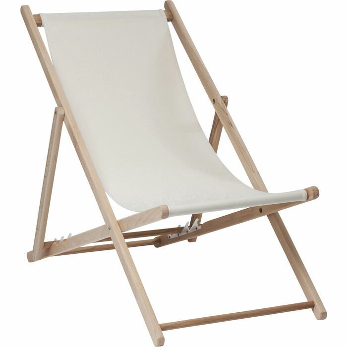 Deckchair Easy Summer Cream Şezlong