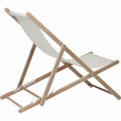 Deckchair Easy Summer Cream Şezlong