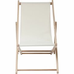 Deckchair Easy Summer Cream Şezlong