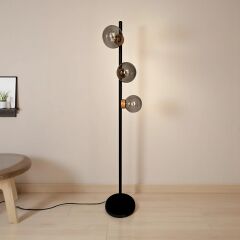 Luzia Siyah Glop Lambader