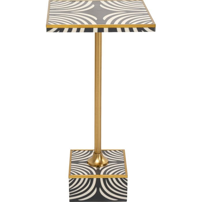 Side Table Zebra 25x25cm