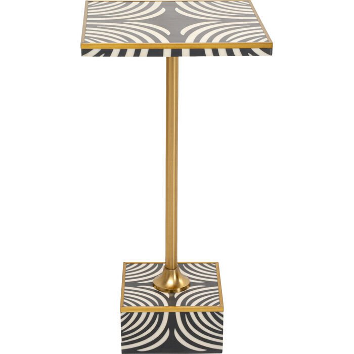 Side Table Zebra 25x25cm
