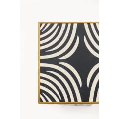 Side Table Zebra 25x25cm
