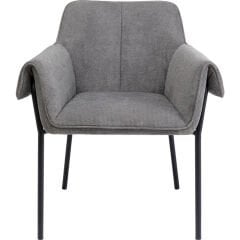 Armrest Bess Gri Sandalye