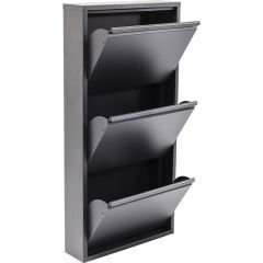 Shoe Container Caruso 3 Anthracite Ayakkabılık