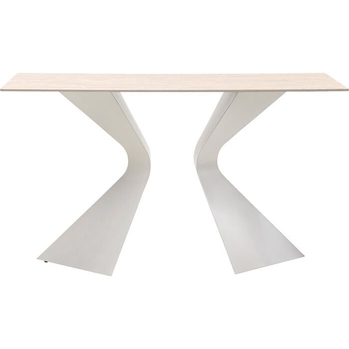 Console Gloria Travertin Greige 140x81cm
