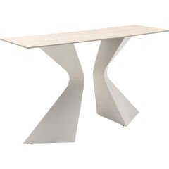 Console Gloria Travertin Greige 140x81cm