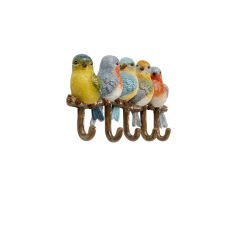 Coat Rack Birds Tweed 36cm