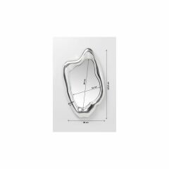 Mirror Hologram Silver Ayna 117x68 cm