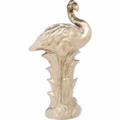 Flamingo Front Gold Dekoratif Obje