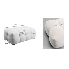 Stool Salamanca Cream 125x80cm