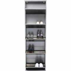 Shoe Container Caruso 5 Silver Brushed Ayakkabılık
