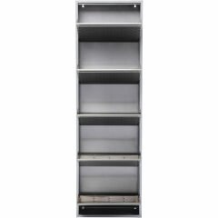 Shoe Container Caruso 5 Silver Brushed Ayakkabılık
