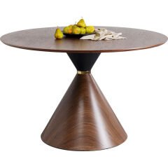 Table Cono Walnut Ø120cm