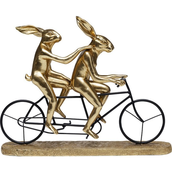 Tandem Rabbits Dekoratif Seramik Obje