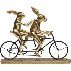 Tandem Rabbits Dekoratif Seramik Obje
