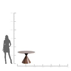 Table Cono Walnut Ø120cm