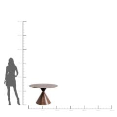 Table Cono Walnut Ø120cm