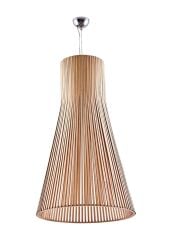 Ahşap Kesim Huni Sarkıt Avize