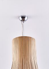 Ahşap Kesim Huni Sarkıt Avize