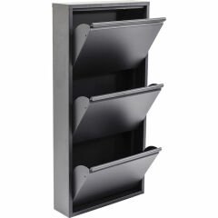 Shoe Container Caruso 3 Anthracite Ayakkabılık