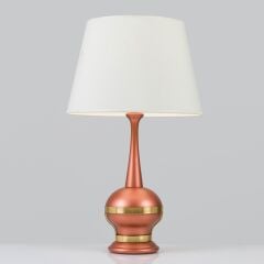 Asya Serisi Bakır Renk Abajur