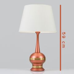 Asya Serisi Bakır Renk Abajur