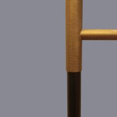 Luxor Eskitme Detaylı Siyah Lambader