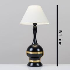 Asya Serisi Siyah Abajur