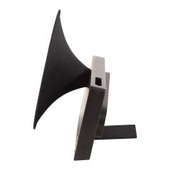 Retro Akustik Gramofon Kahverengi Gövde / Siyah Başlık