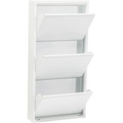 Shoe Container Caruso 3 Beyaz Ayakkabılık