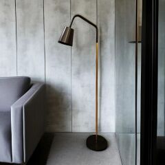 Elara Eskitme Siyah Lambader